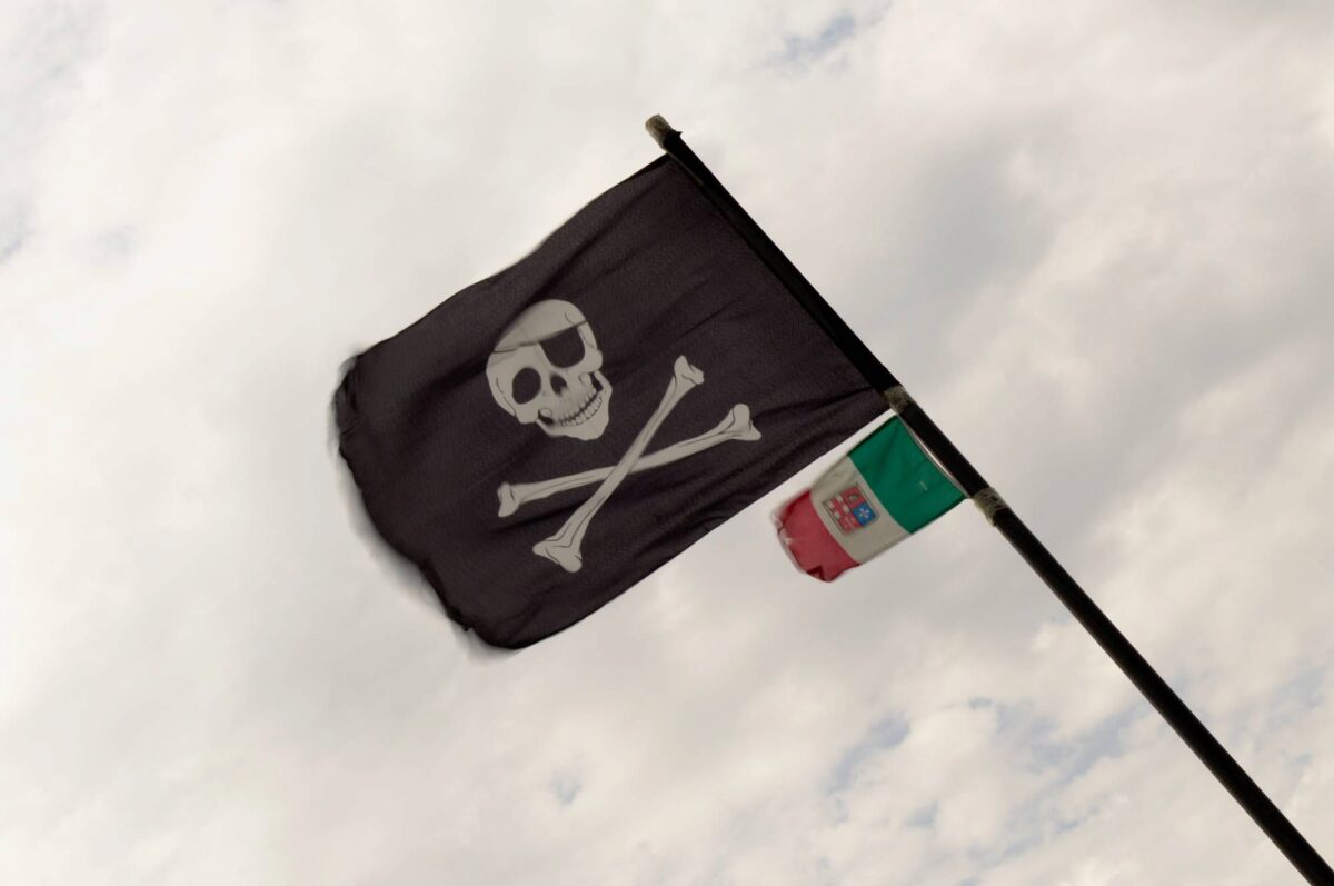 la bandiera dei pirati